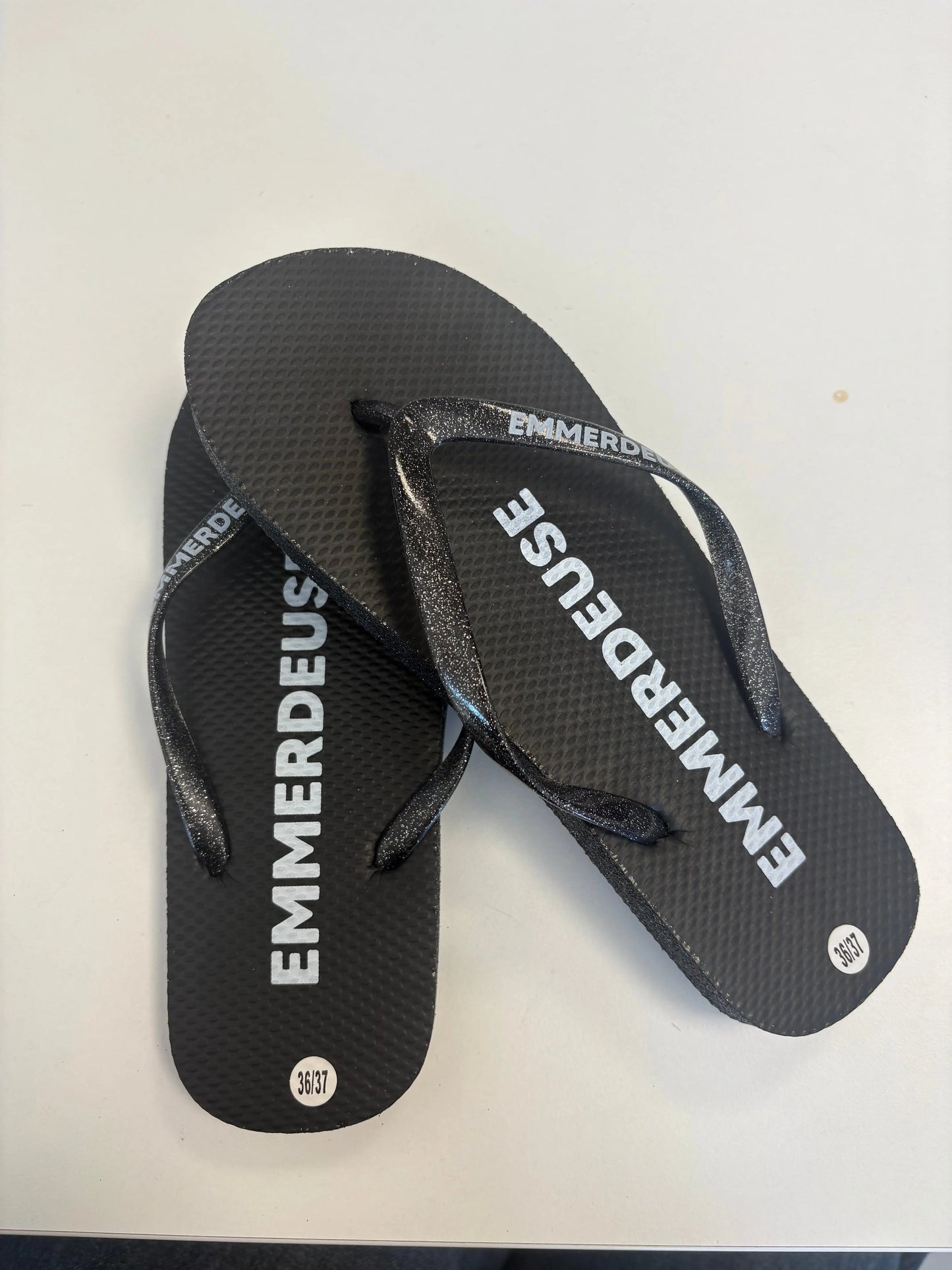 Tongs à paillettes MaisonPerla Collection