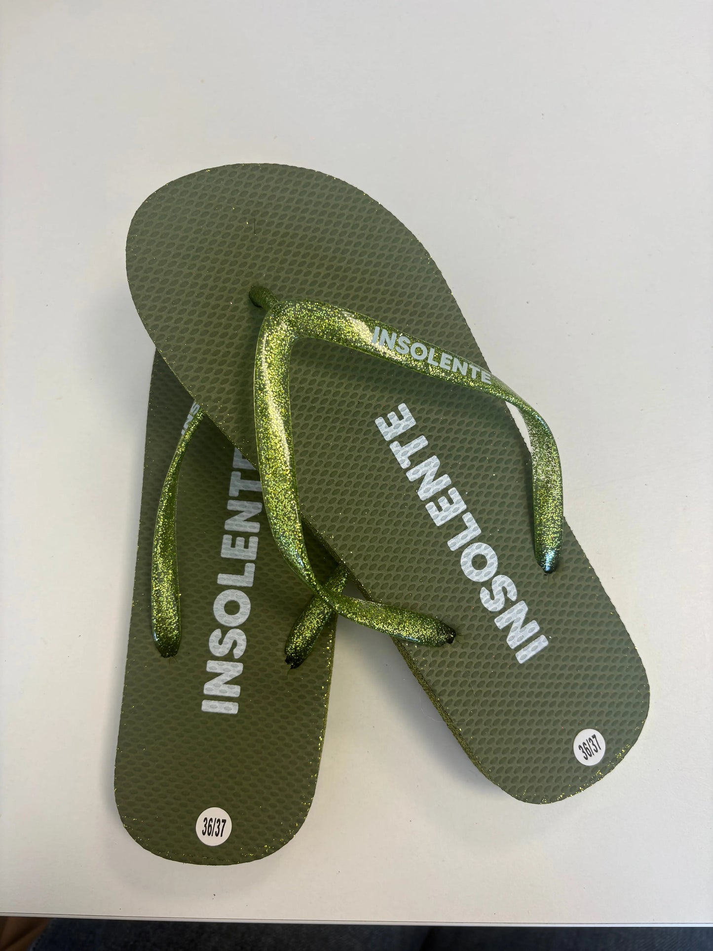 Tongs à paillettes MaisonPerla Collection