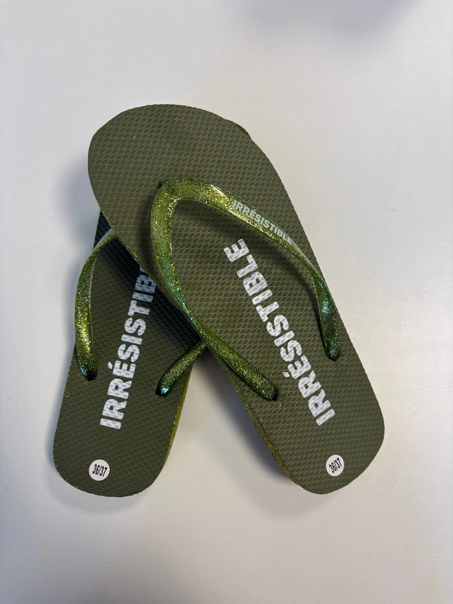 Tongs à paillettes MaisonPerla Collection