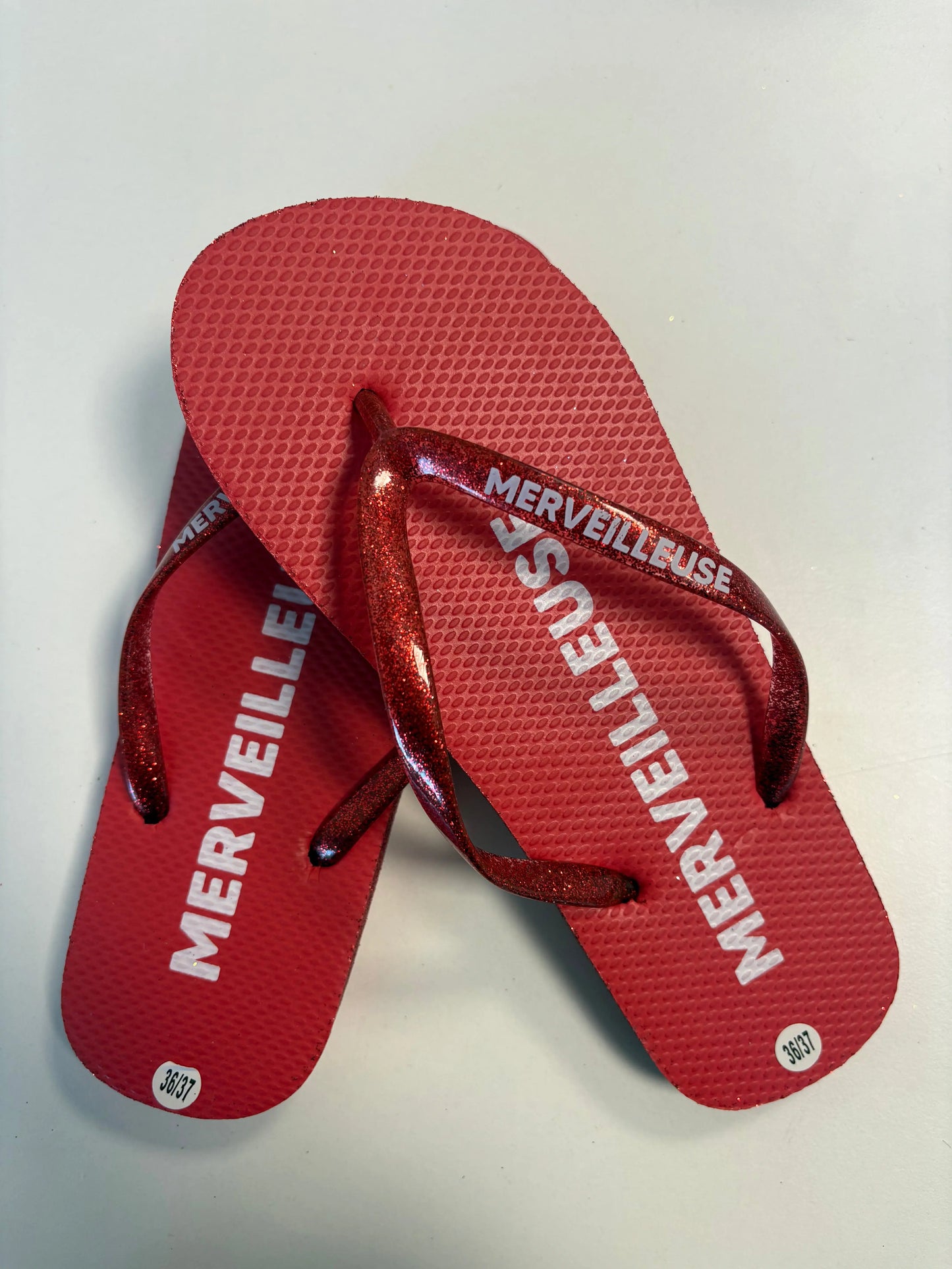 Tongs à paillettes MaisonPerla Collection