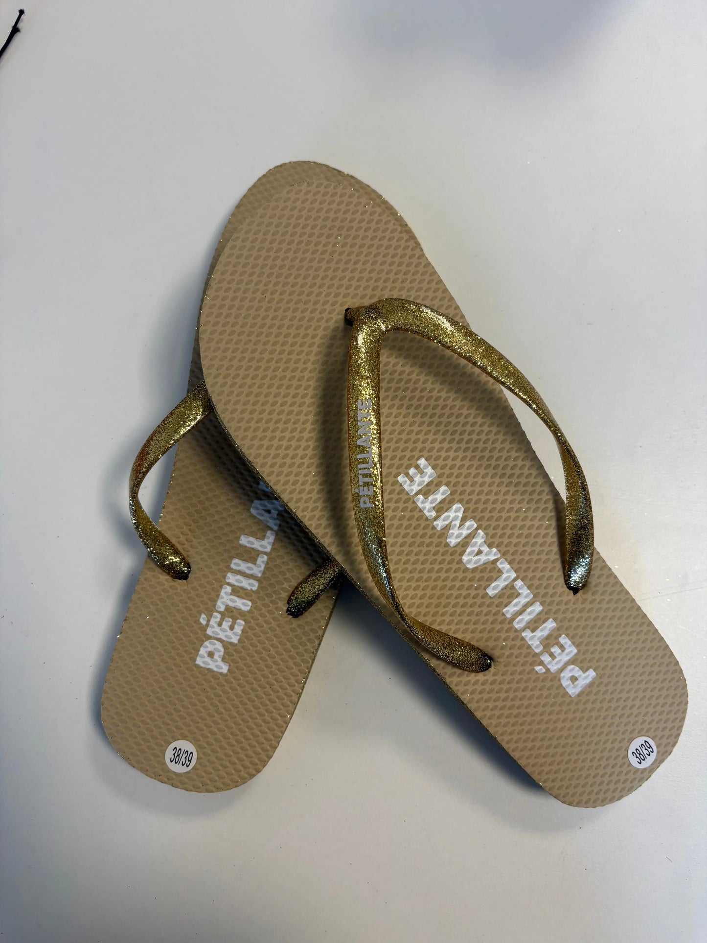 Tongs à paillettes MaisonPerla Collection