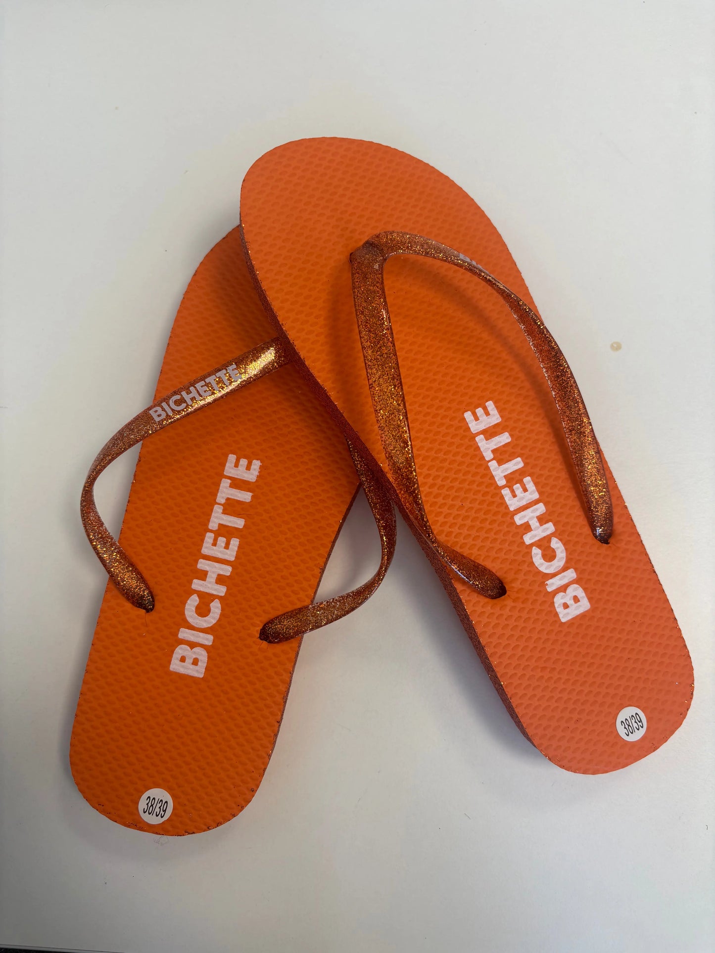 Tongs à paillettes MaisonPerla Collection