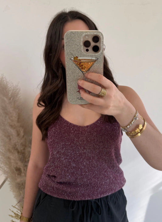 Top Victoria Bordeaux MaisonPerla Collection