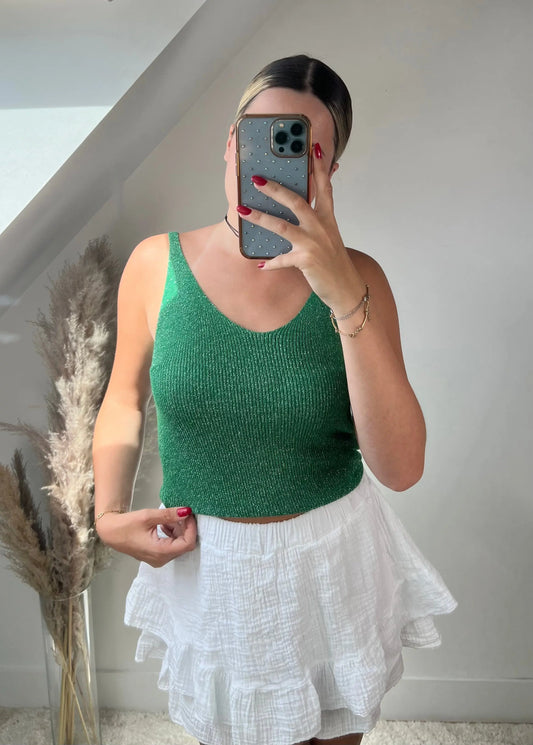 Top Victoria vert MaisonPerla Collection