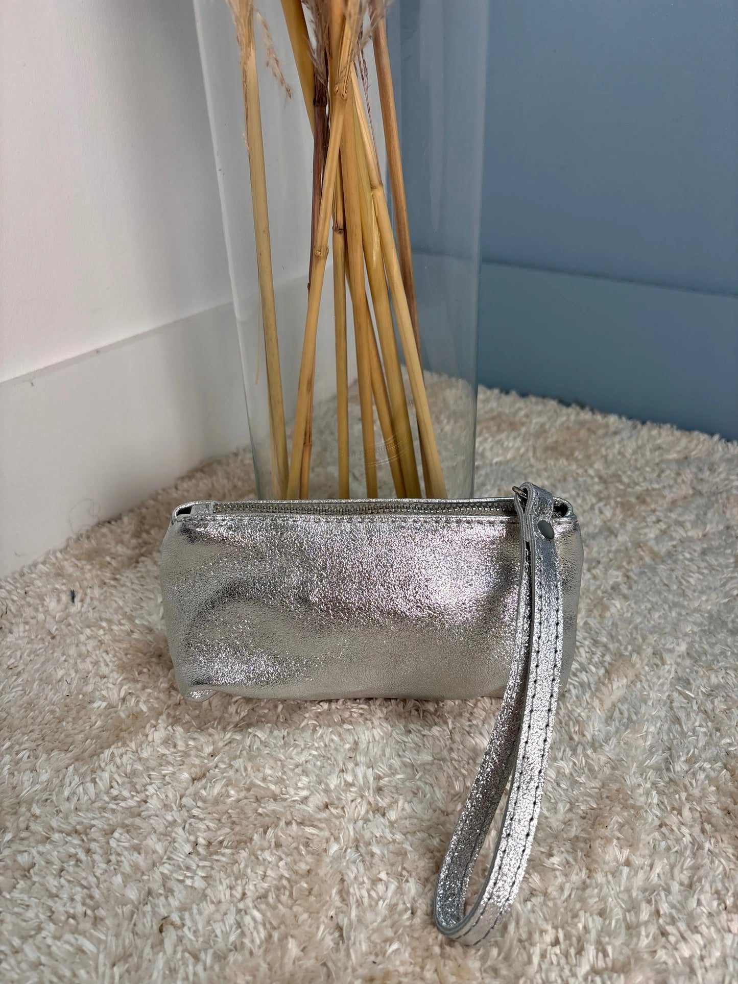 Trousse Camélia silver MaisonPerla Collection