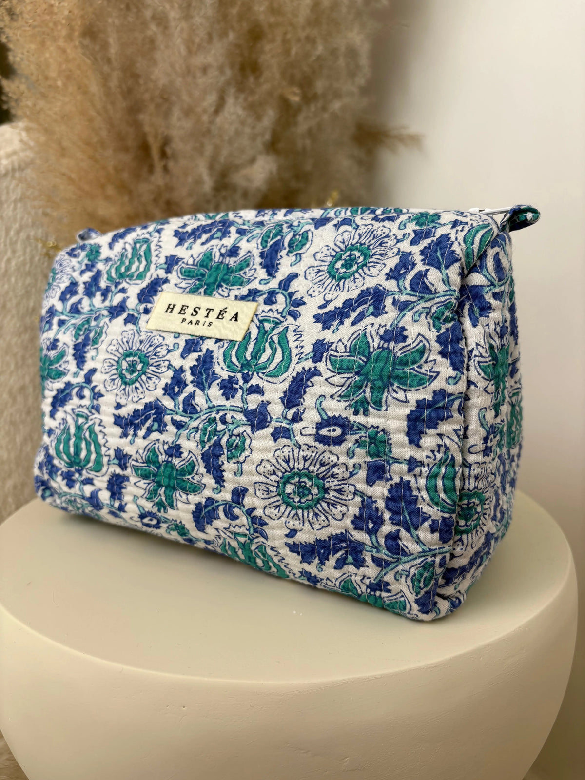 Trousse bohème Alba bleu MaisonPerla Collection