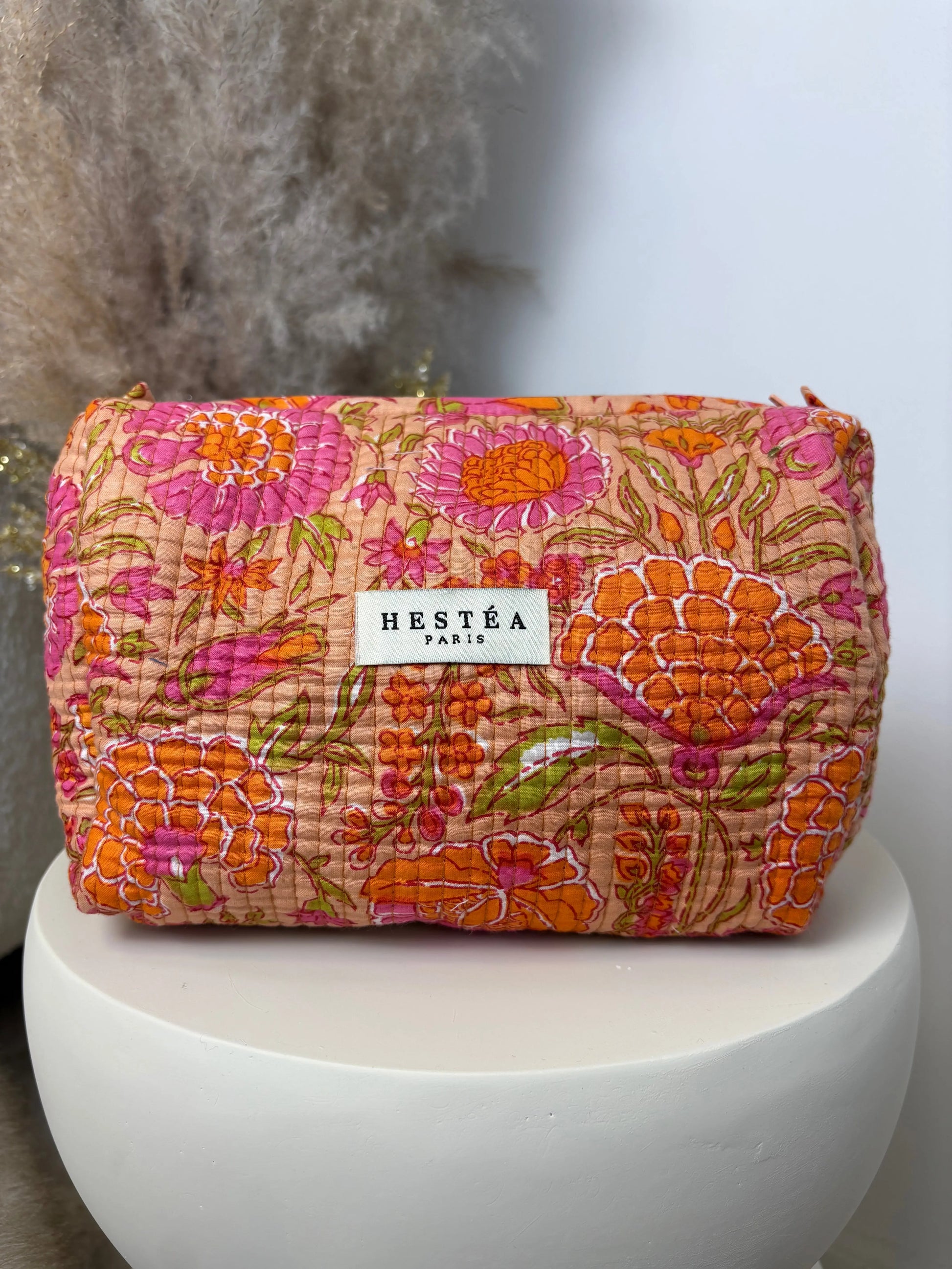 Trousse bohème Alba orange MaisonPerla Collection