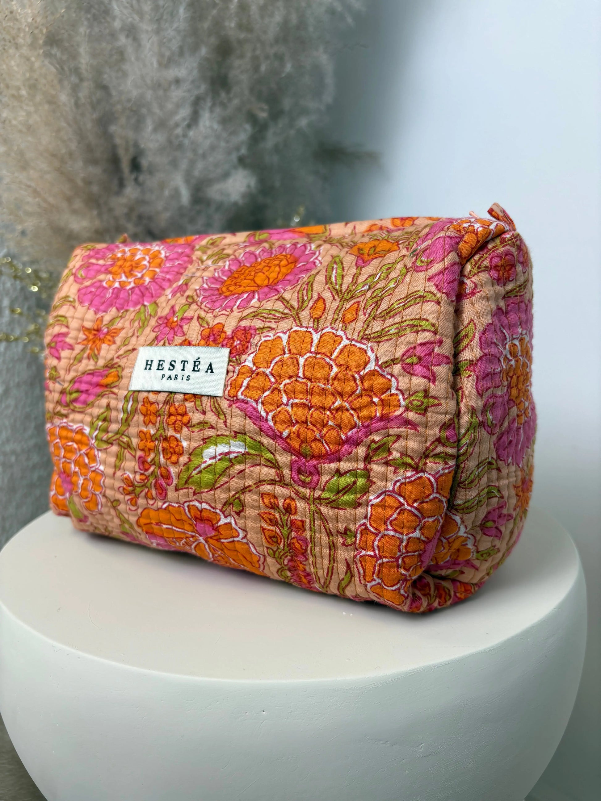 Trousse bohème Alba orange MaisonPerla Collection