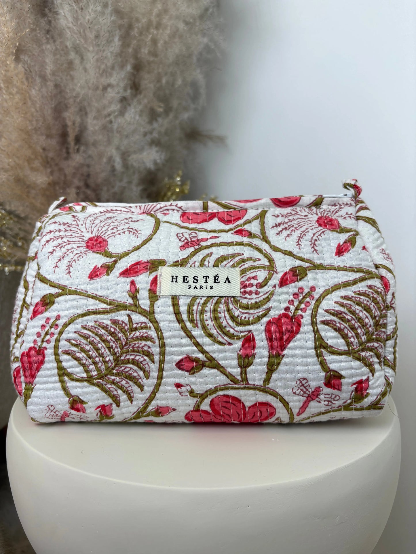 Trousse bohème Alba rose MaisonPerla Collection