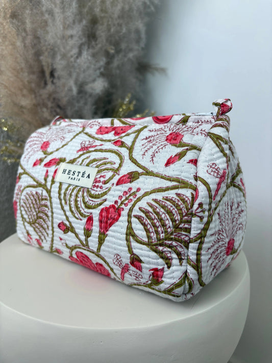 Trousse bohème Alba rose MaisonPerla Collection