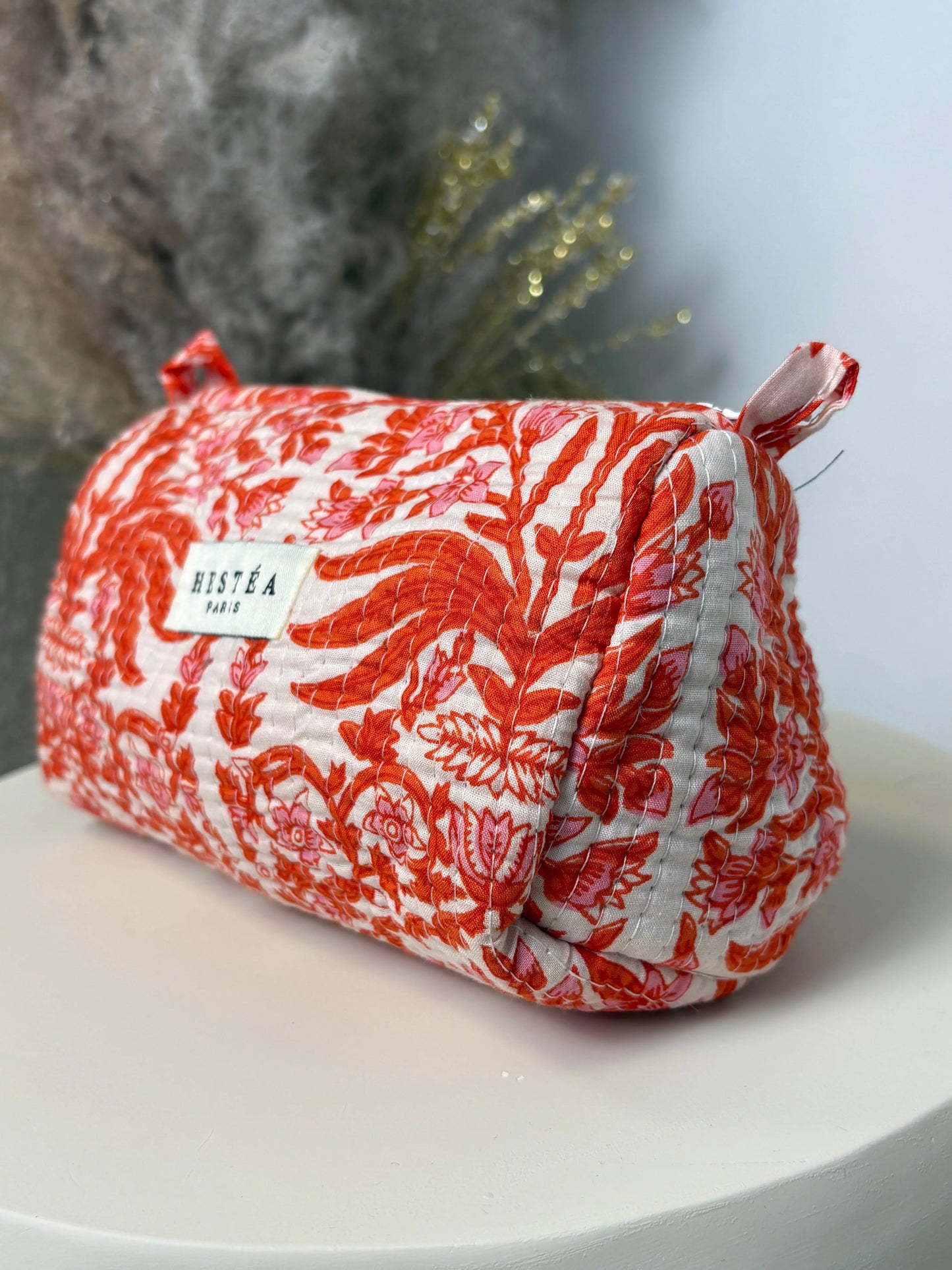 Trousse bohème Nina orange MaisonPerla Collection