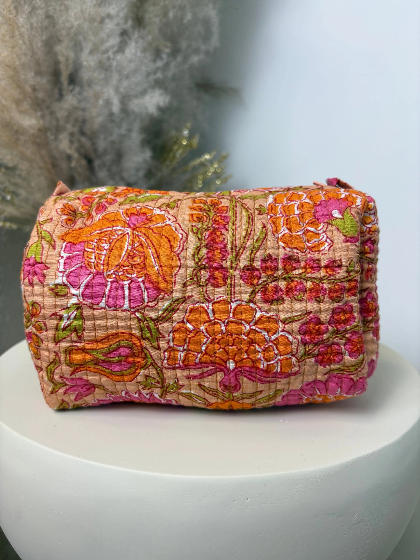 Trousse bohème Nina orange MaisonPerla Collection