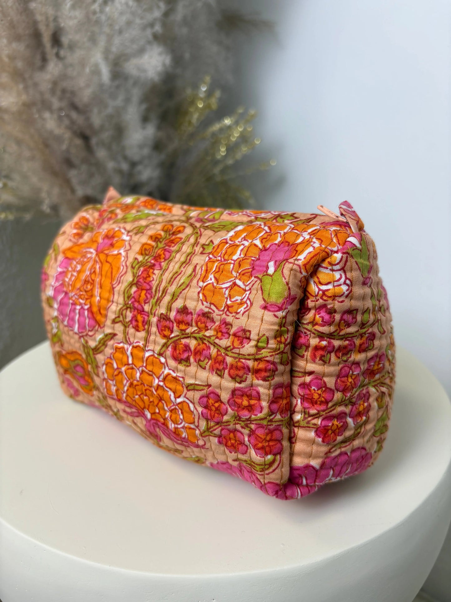 Trousse bohème Nina orange MaisonPerla Collection